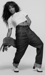 SZA for Levi’s x Karla.